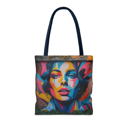 Artistic Surge - Eco-Friendly Canvas Tote Bag - WOMAN'S FACE
