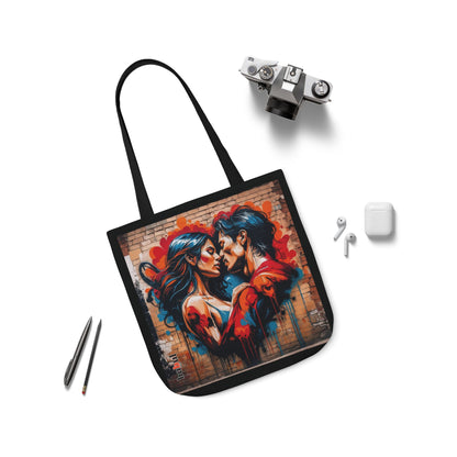 Artistic Surge - Eco-Friendly Canvas Tote Bag - LOVERS
