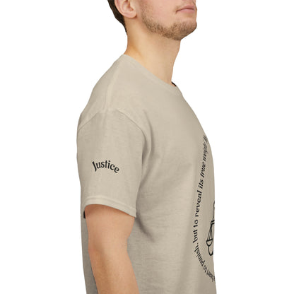 Justice - ArcanaPop T-Shirt – Where Tarot Magic Meets Pop Art