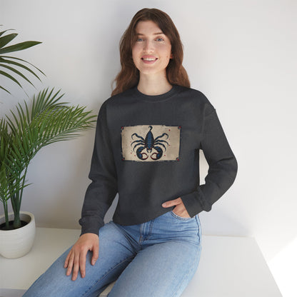 Scorpio - Gothic Zodiac Blue Sweatshirt