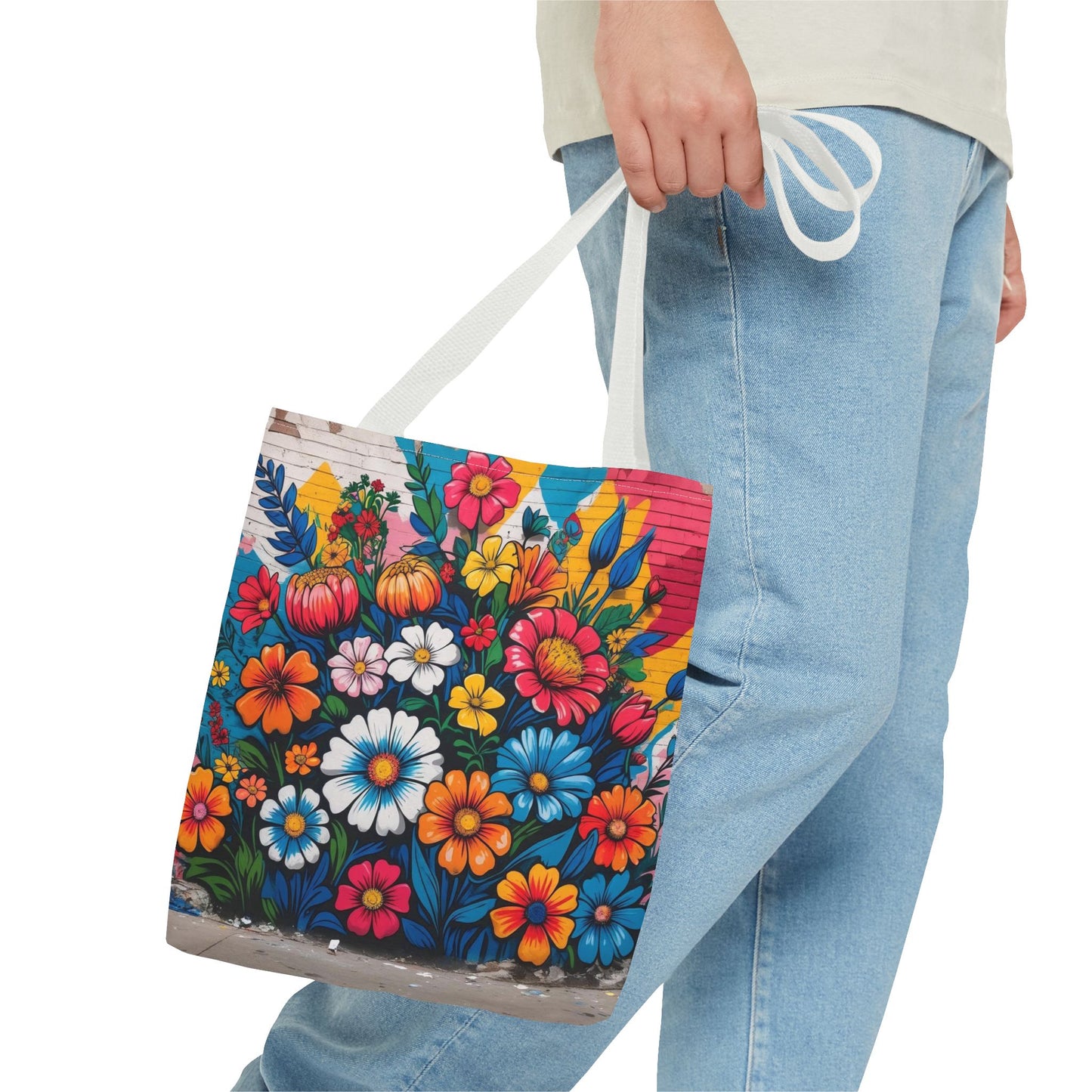 Artistic Surge - Eco-Friendly Canvas Tote Bag - FLOWERS