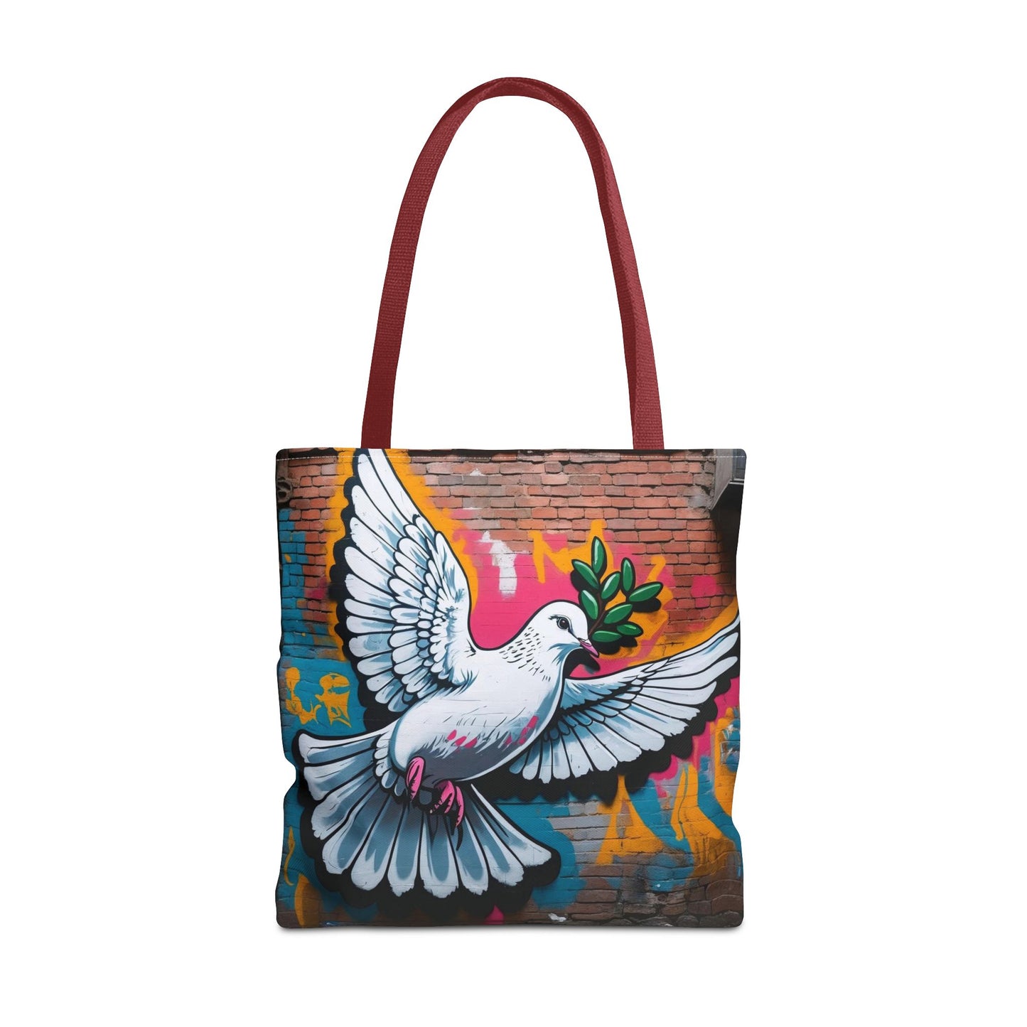 Artistic Surge - Eco-Friendly Canvas Tote Bag - PEACE