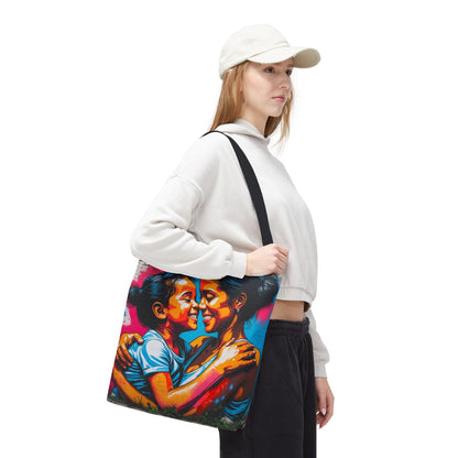 Artistic Surge - Eco-Friendly Canvas Tote Bag - SMILING HUG