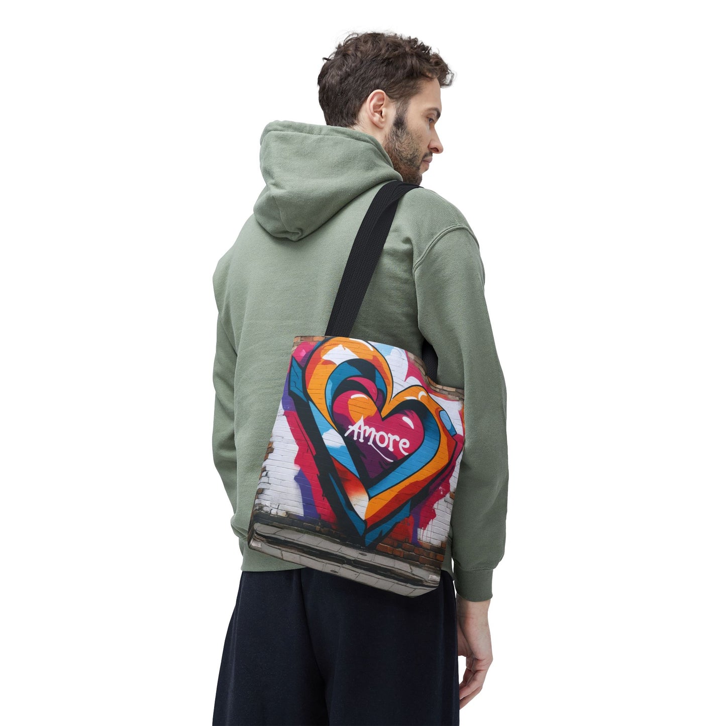 Artistic Surge - Eco-Friendly Canvas Tote Bag - HEART