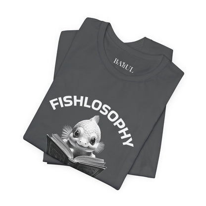 Fishlosophy Unisex Jersey Short Sleeve Tee –  The Early Worms Get Eaten First