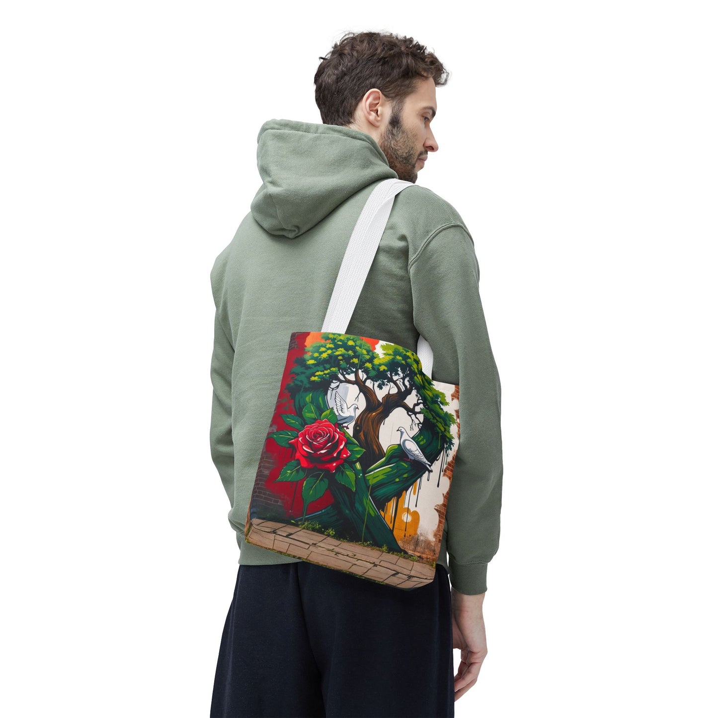 Artistic Surge - Eco-Friendly Canvas Tote Bag - ROSE