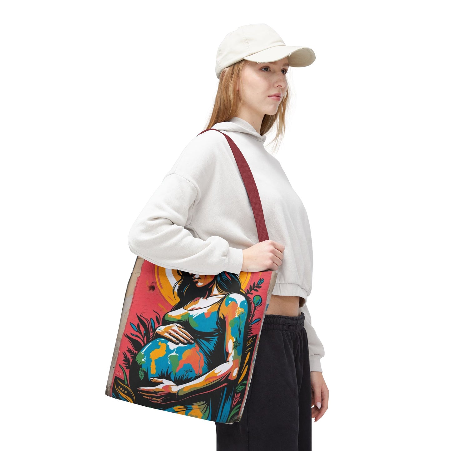 Artistic Surge - Eco-Friendly Canvas Tote Bag - MATERNITY