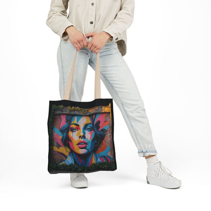 Artistic Surge - Eco-Friendly Canvas Tote Bag - FEMALE FACE