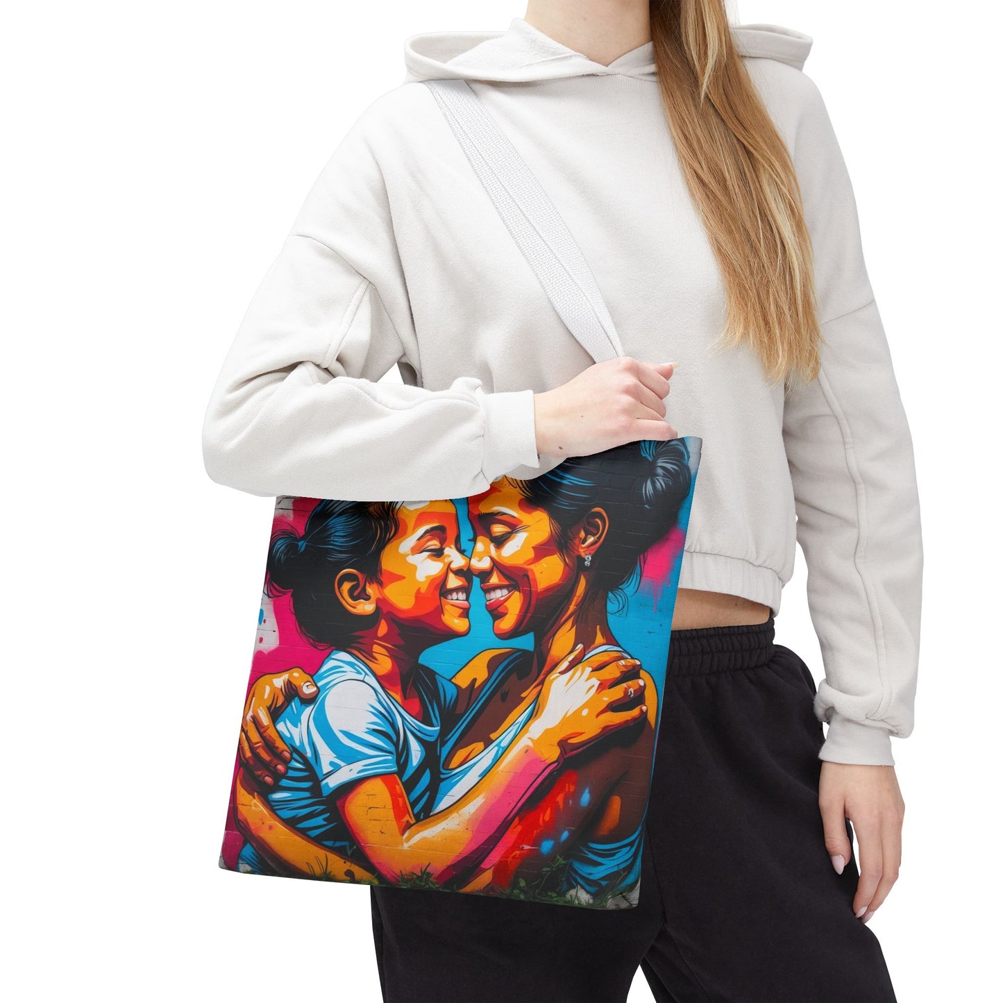 Artistic Surge - Eco-Friendly Canvas Tote Bag - SMILING HUG