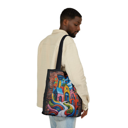 Artistic Surge - Eco-Friendly Canvas Tote Bag - HOUSES