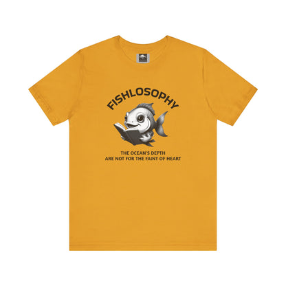 Fishlosophy Unisex Jersey Short Sleeve Tee –  The Ocean' depth is not for the faint of heart