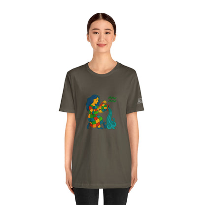 AQUARIUS - T-shirt, The Zodiac in Colors