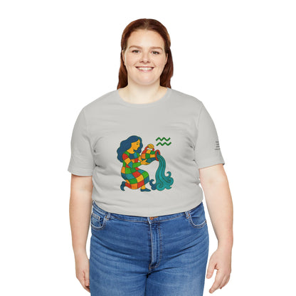 AQUARIUS - T-shirt, The Zodiac Signs According to Saint Phalle