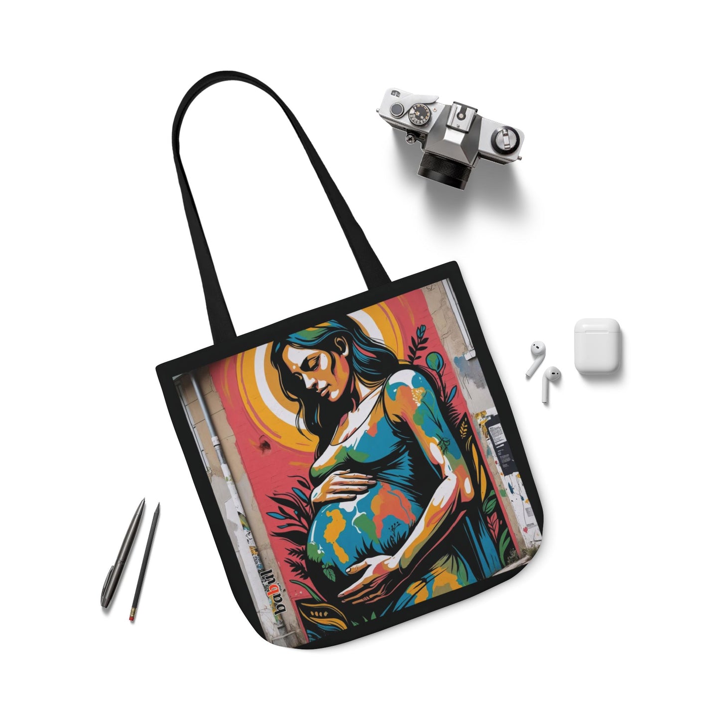 Artistic Surge - Eco-Friendly Canvas Tote Bag - MATERNITY