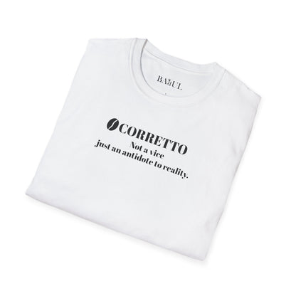 CoffeeTherapy T-Shirt – Irony Is the Best Cure (Right After Coffee)