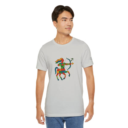 SAGITTARIUS - T-shirt, The Zodiac in Colors