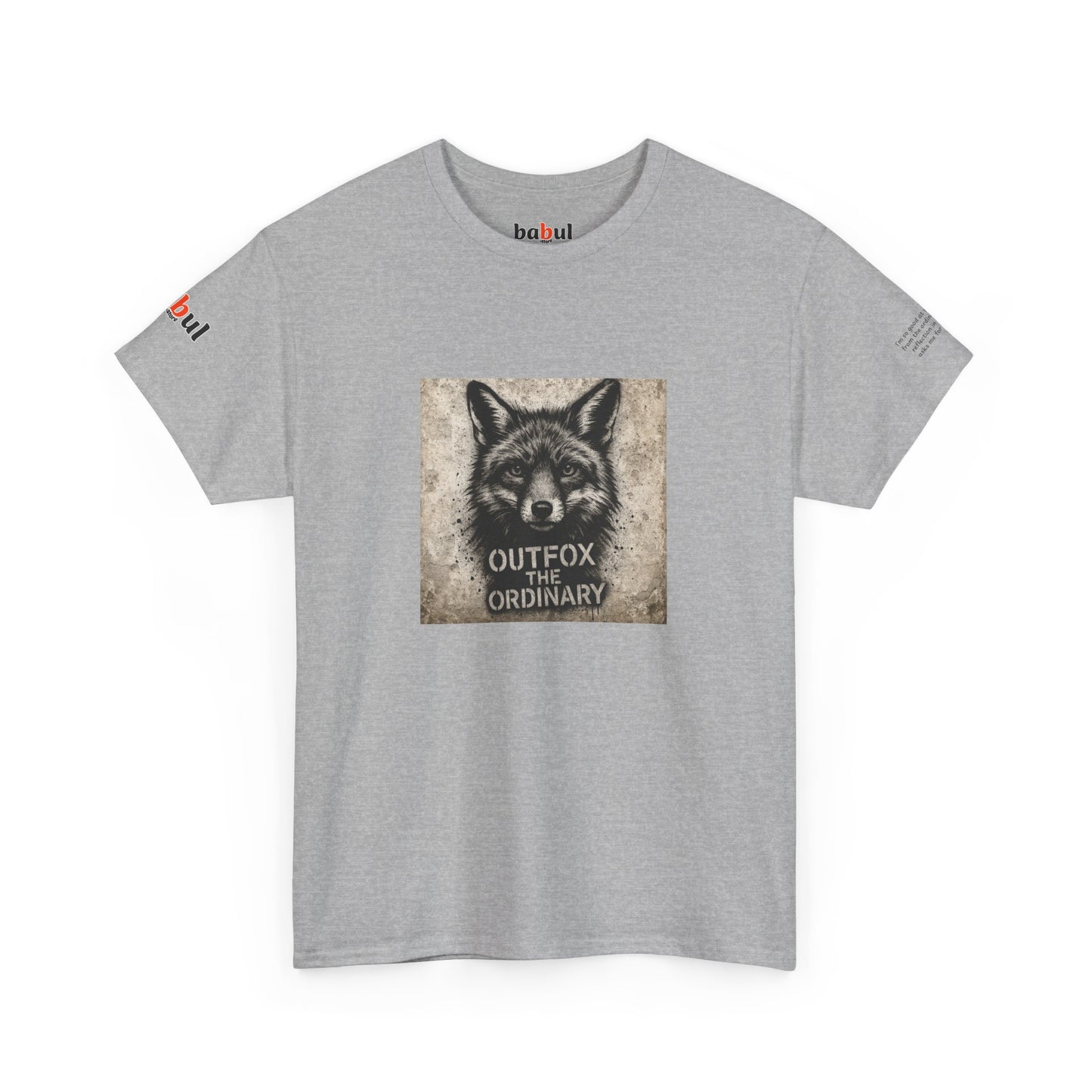 Rebel Graphic Tee - Unisex Heavy Cotton T-Shirt for the Wild at Heart. Rebel Tees, Born to Be Worn - Outfox The Ordinary