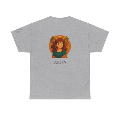 Aries - Dreamy Zodiac T-Shirts – The Magic of the Stars in Ghibli Style