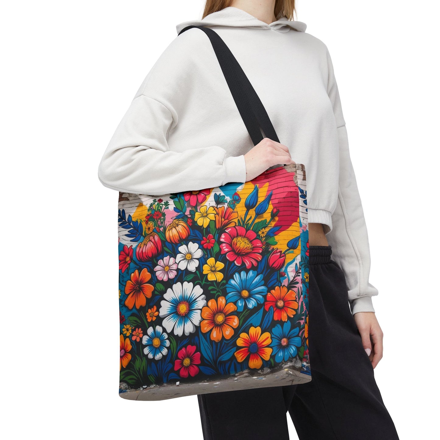 Artistic Surge - Eco-Friendly Canvas Tote Bag - FLOWERS