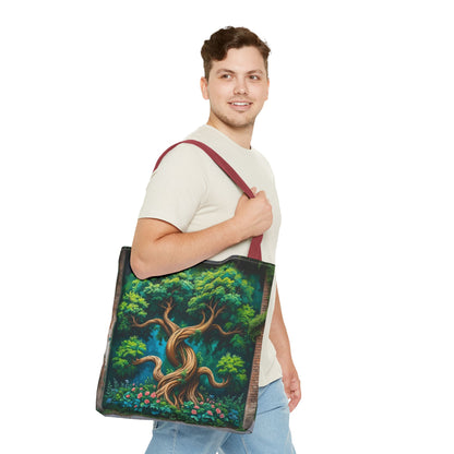 Artistic Surge - Eco-Friendly Canvas Tote Bag - TREE