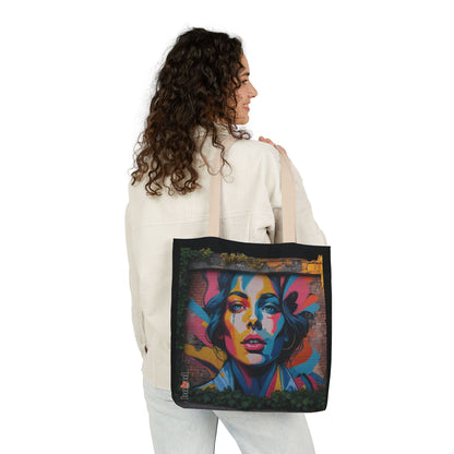 Artistic Surge - Eco-Friendly Canvas Tote Bag - FEMALE FACE