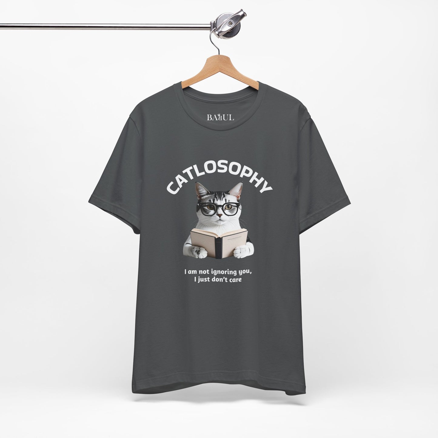 Catlosophy Unisex Jersey Short Sleeve Tee –  "I am not ignoring you" Design