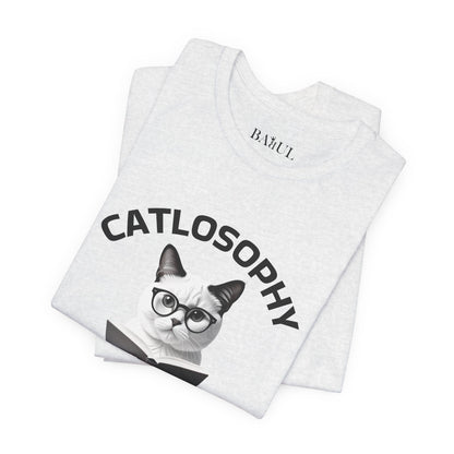 Catlosophy Unisex Jersey Short Sleeve Tee –  "Resting isn't Lazy" Design