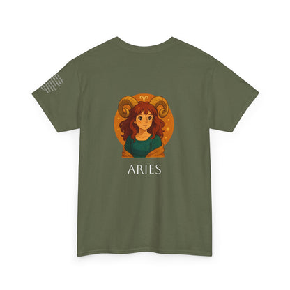 Aries - Dreamy Zodiac T-Shirts – The Magic of the Stars in Ghibli Style
