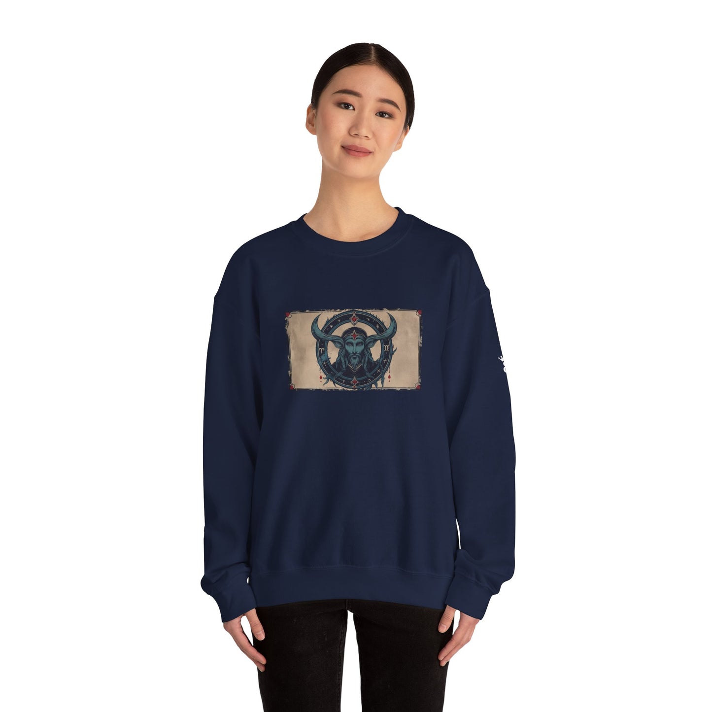 Capricorn - Gothic Zodiac Blue Sweatshirt