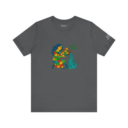 AQUARIUS - T-shirt, The Zodiac in Colors