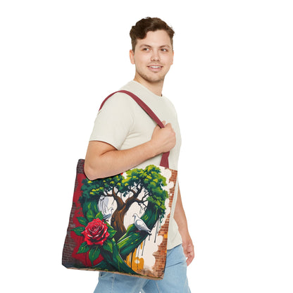 Artistic Surge - Eco-Friendly Canvas Tote Bag - ROSE