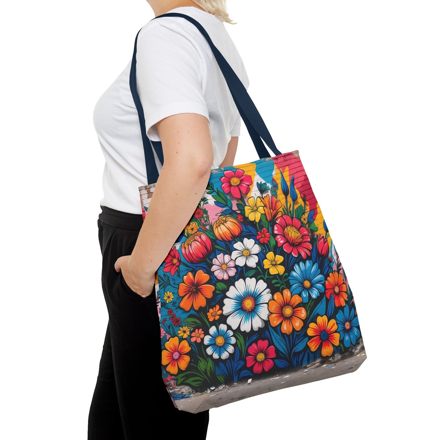 Artistic Surge - Eco-Friendly Canvas Tote Bag - FLOWERS
