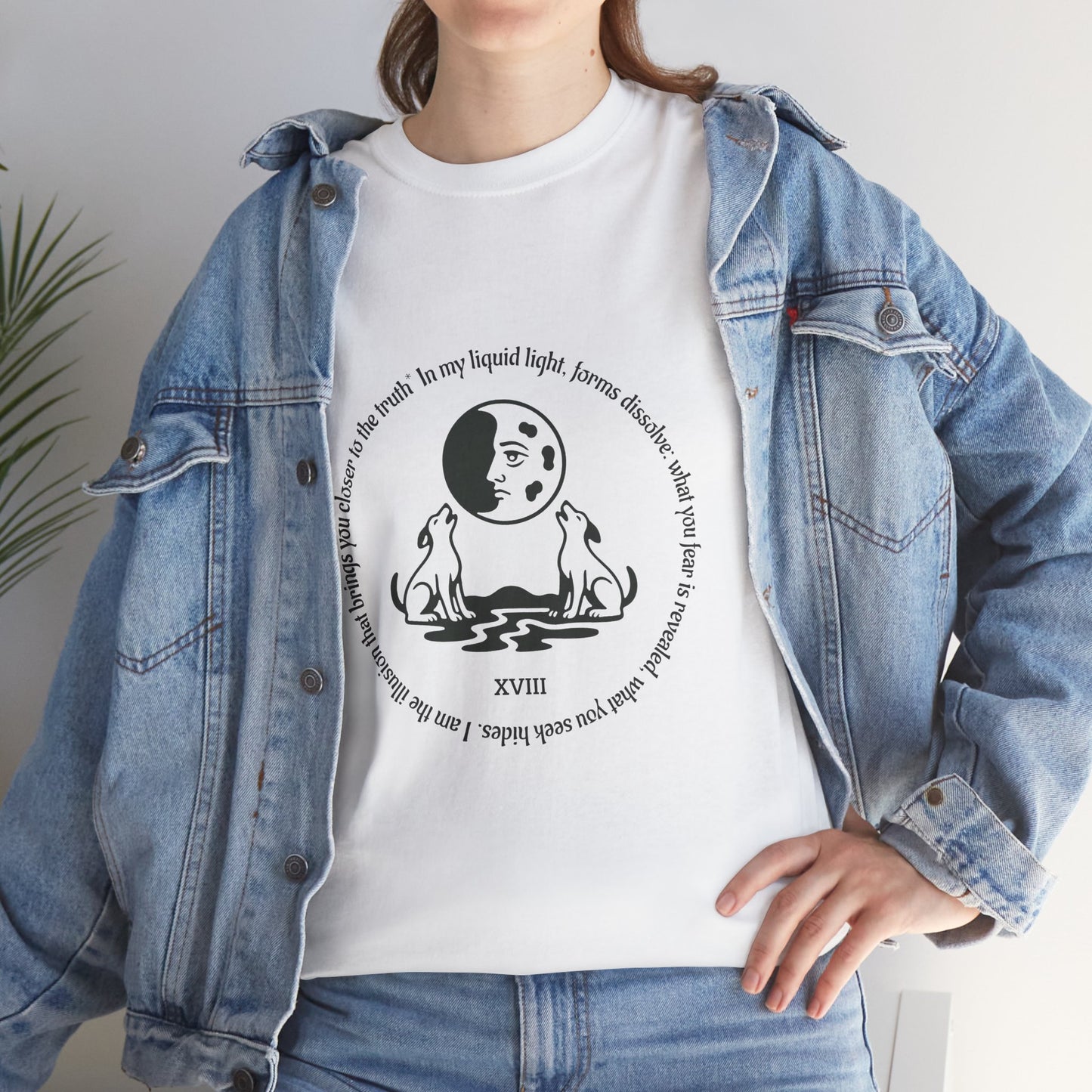 The Moon - ArcanaPop T-Shirt – Where Tarot Magic Meets Pop Art