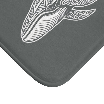 Tribal Bath Mat. Ocean Energy, Tribal Style