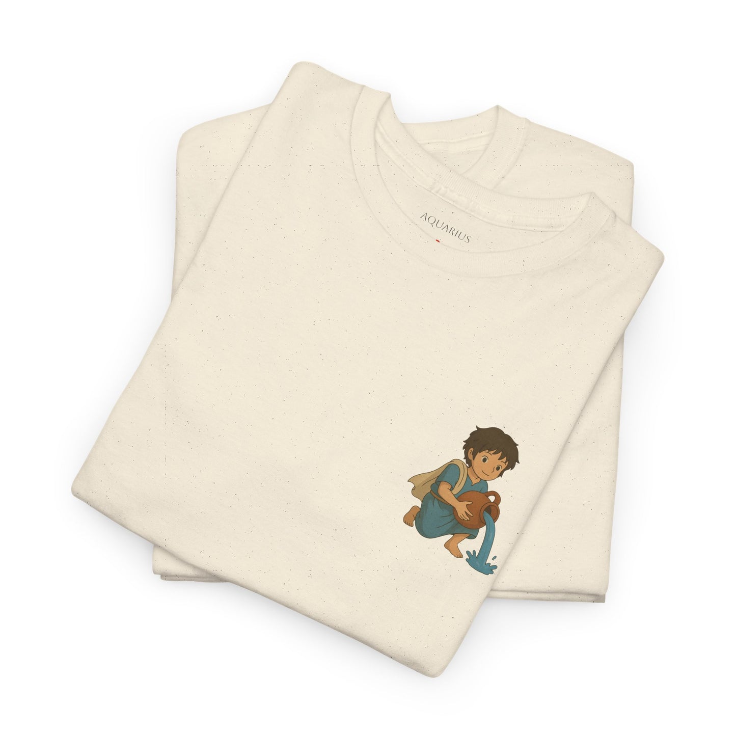 AQUARIUS - Dreamy Zodiac T-Shirts – The Magic of the Stars in Ghibli Style