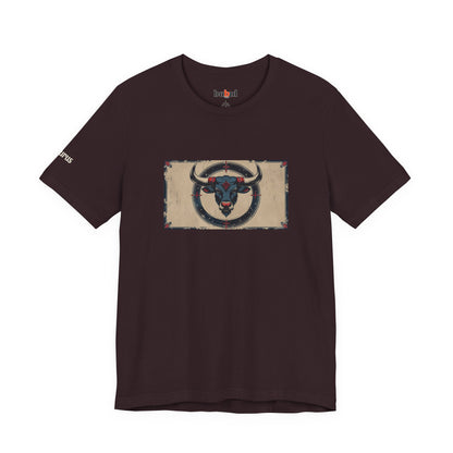 Taurus - Gothic Zodiac T-Shirt. Zodiac in the Shadows