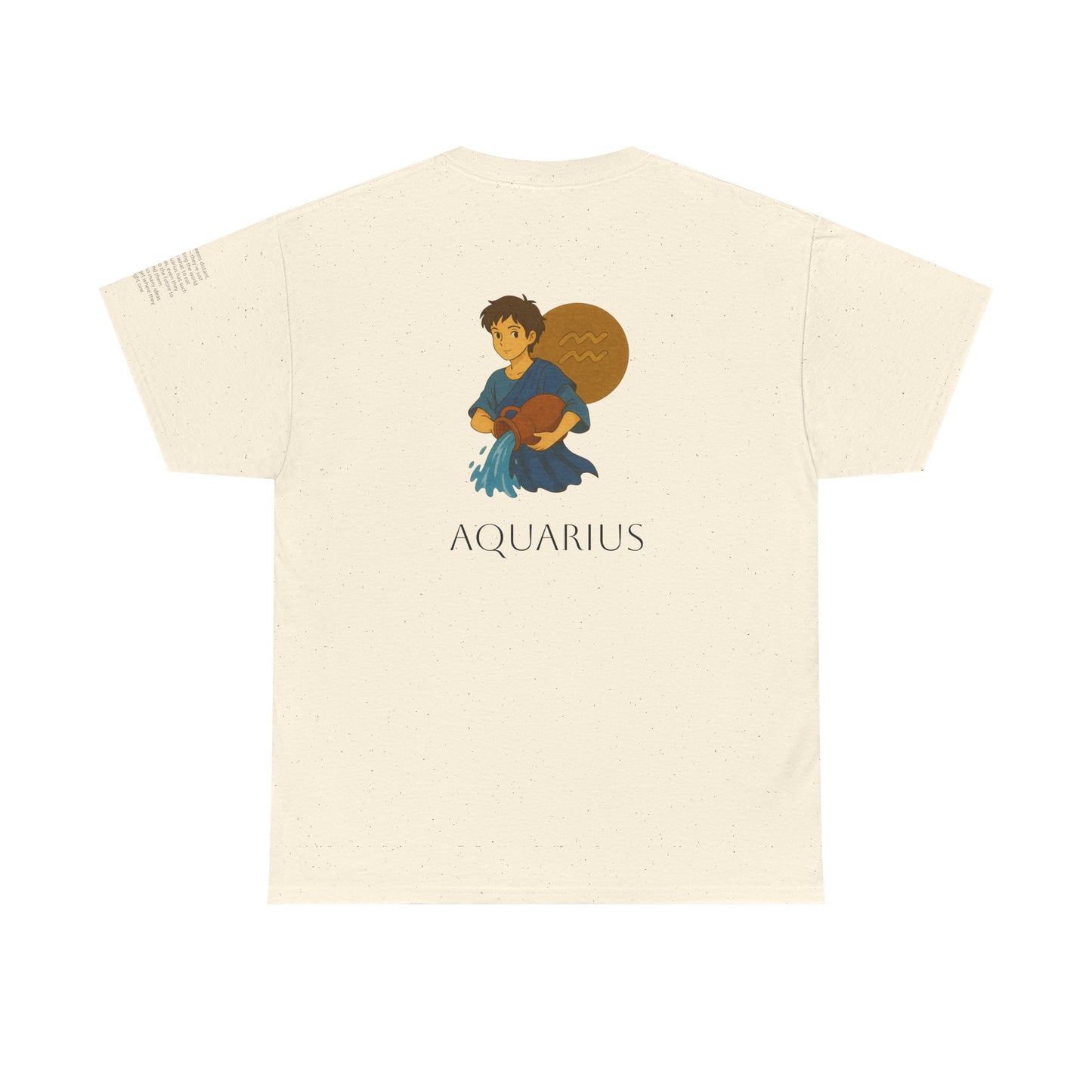 AQUARIUS - Dreamy Zodiac T-Shirts – The Magic of the Stars in Ghibli Style