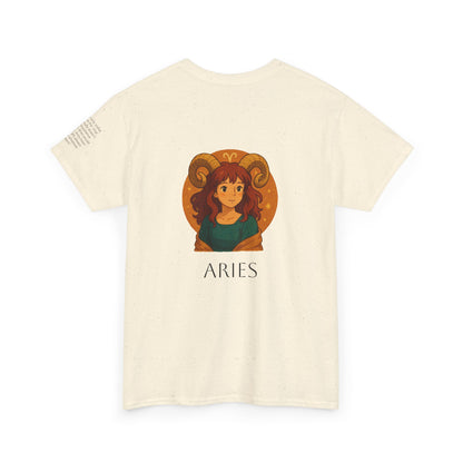Aries - Dreamy Zodiac T-Shirts – The Magic of the Stars in Ghibli Style