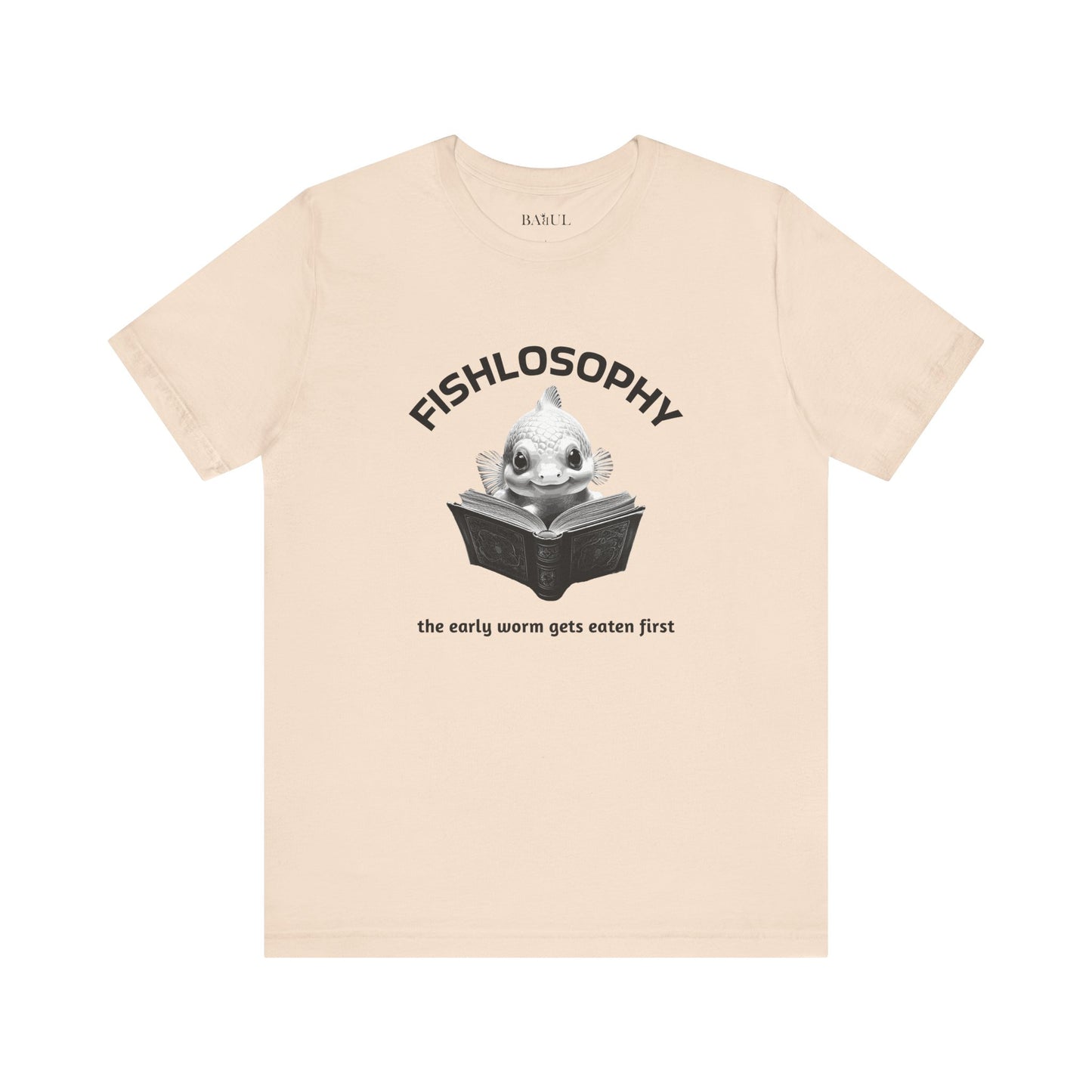 Fishlosophy Unisex Jersey Short Sleeve Tee –  The Early Worms Get Eaten First