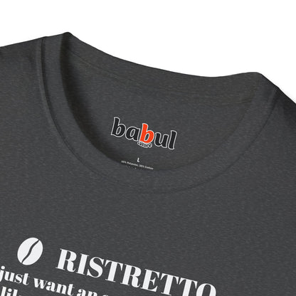 CoffeeTherapy T-Shirt – Irony Is the Best Cure (Right After Coffee)