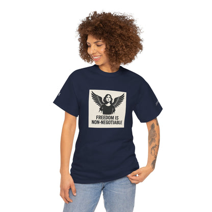 Rebel Graphic Tee - Unisex Heavy Cotton T-Shirt for the Wild at Heart. Rebel Tees, Born to Be Worn - FREEDOM IS NON-NEGOTIABLE