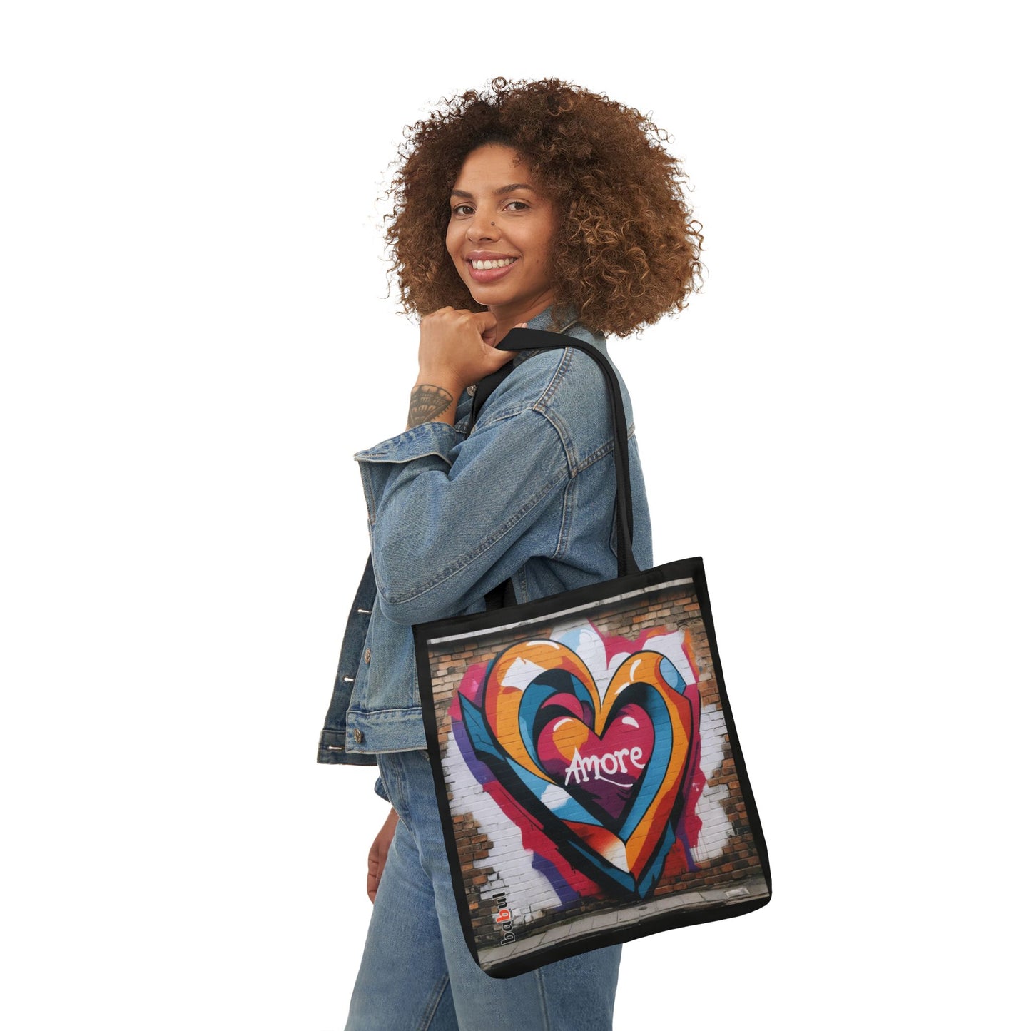 Artistic Surge - Eco-Friendly Canvas Tote Bag - HEART