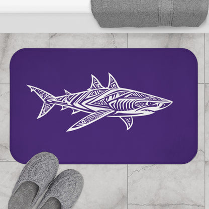 Tribal Bath Mat. Ocean Energy, Tribal Style
