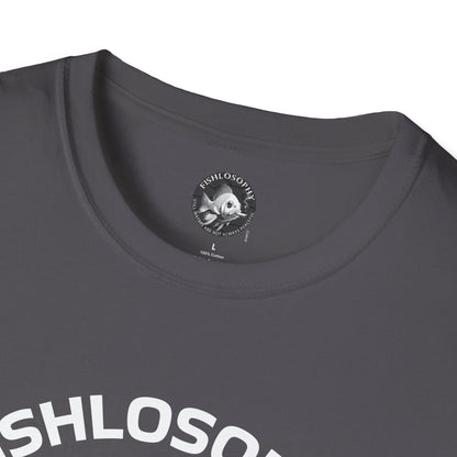 Fishlosophy Unisex T-Shirt - Ocean Vibes and Life's Questions Design - PEARLS OF WISDOM FROM THE FISH WORLD