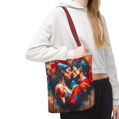 Artistic Surge - Eco-Friendly Canvas Tote Bag - LOVERS