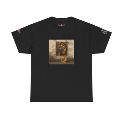 Rebel Graphic Tee - Unisex Heavy Cotton T-Shirt for the Wild at Heart. Rebel Tees, Born to Be Worn