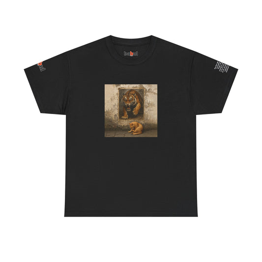 Rebel Graphic Tee - Unisex Heavy Cotton T-Shirt for the Wild at Heart. Rebel Tees, Born to Be Worn