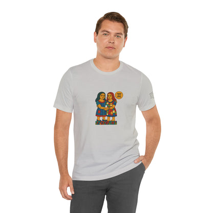 GEMINI - T-shirt, The Zodiac in Colors