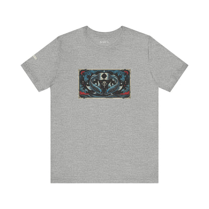 Pisces - Gothic Zodiac T-Shirt. Zodiac in the Shadows
