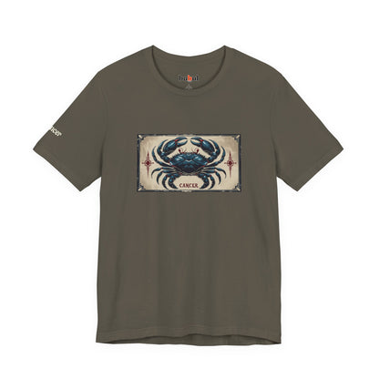 Cancer - Gothic Zodiac T-Shirt. Zodiac in the Shadows